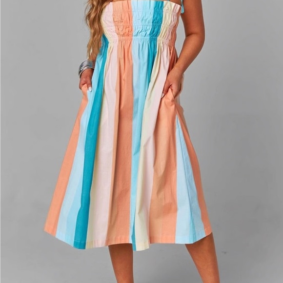 BuddyLove Lexi Tie Shoulder Midi Dress - Picture 5 of 9